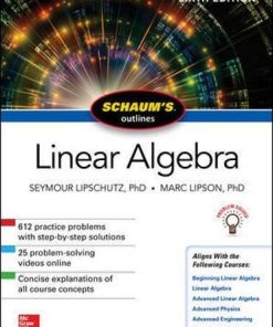 Linear Algebra 6th Edition Seymour Lipschutz - eBook PDF