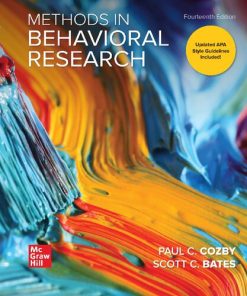 Loose Leaf for Methods in Behavioral Research 14th Edition Paul C. Cozby - eBook PDF