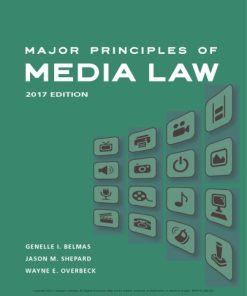 Major Principles of Media Law 2017th Edition Genelle I. Belmas - eBook PDF