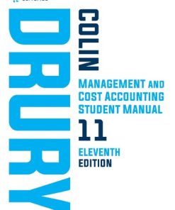 Management and Cost Accounting Student Manual 11th Edition Mike Tayles - eBook PDF