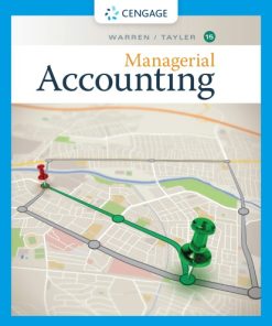 Managerial accounting 15e Edition Tayler - eBook PDF