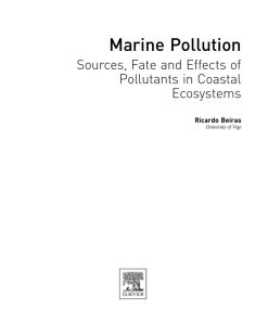 Marine Pollution: Sources, Fate and Effects of Pollutants in Coastal Ecosystems - eBook PDF