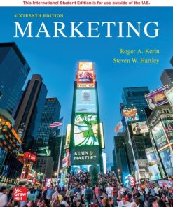 Marketing 16th Edition Roger A. Kerin - eBook PDF