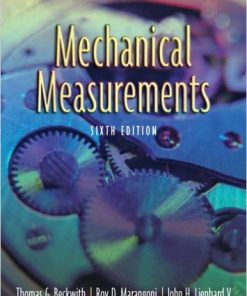 Mechanical Measurements 6th Edition Thomas G. Beckwith - eBook PDF