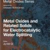 Metal Oxides and Related Solids for Electrocatalytic Water Splitting 1st Edition Qi Junlei  - eBook PDF