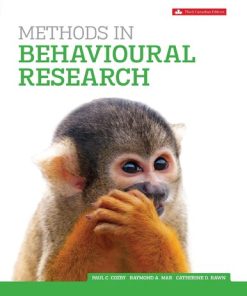Methods In Behavioural Research 3rd Edition Paul C. Cozby - eBook PDF