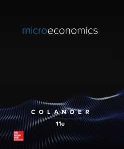 Microeconomics 11th Edition David C. Colander - eBook PDF