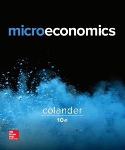 Microeconomics 10th Edition David Colander - eBook PDF