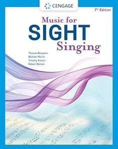 Music for Sight Singing, 7e 7th Edition Thomas E. Benjamin - eBook PDF