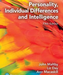 Personality, Individual Differences and Intelligence 5th Edition John Maltby - eBook PDF