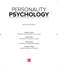 Personality Psychology: Domains of Knowledge About Human Nature 2nd CDN Ed. Edition Randy J. Larsen - eBook PDF