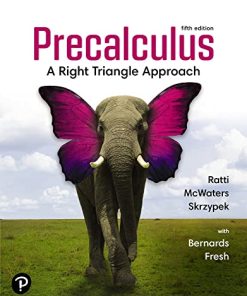 Precalculus: A Right Triangle Approach, 5th Edition Ratti - eBook PDF