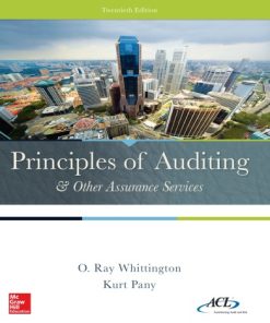 Principles of auditing & other assurance services 20. edition Edition Pany - eBook PDF