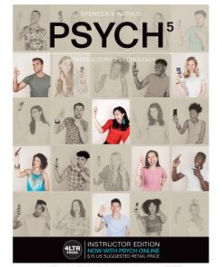 PSYCH 5: Introductory Psychology 5th Edition Spencer A. Rathus - eBook PDF