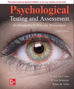 Psychological Testing and Assessment: An Introduction to Tests and Measurement 10th Edition Ronald Jay Cohen - eBook PDF
