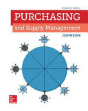 Purchasing and Supply Management, 16e 16th Edition P. Fraser Johnson - eBook PDF
