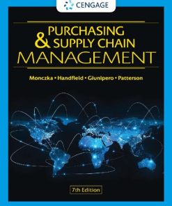 Purchasing & Supply Chain Management 7th Edition Robert M. Monczka - eBook PDF