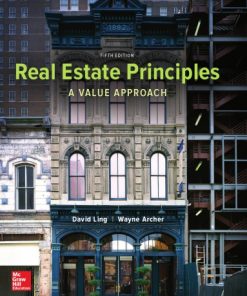 Real estate principles: a value approach Fifth Edition Archer - eBook PDF