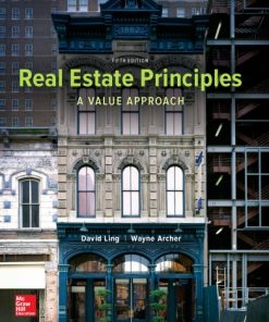 Real Estate Principles : A Value Approach 5th Edition David Ryan - eBook PDF