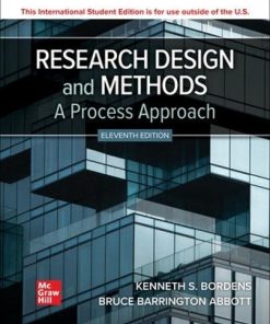 Research Design and Methods: A Process Approach, 11th Edition Bordens - eBook PDF