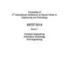 Proceeding of 5th International Conference on Recent Trends in Engineering and Technology ICRTET’2016 Volume 1 Computer Engineering Information Technology Civil Engineering - eBook PDF