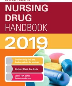 Saunders Nursing Drug Handbook 2019 1st edition - eBook PDF