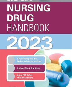 Saunders Nursing Drug Handbook 2023 1st Edition - eBook PDF