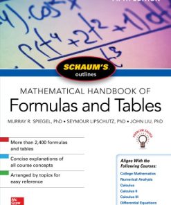 Schaum’s Outline - Mathematical Handbook Of Formulas And Tables 5th Edition Murray R Spiegel - eBook PDF