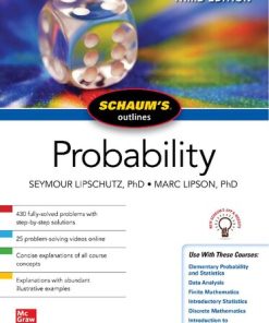 Schaum's Outline of Probability, 3e 3rd Edition Seymour Lipschutz - eBook PDF