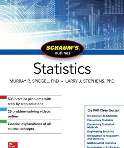 Schaum’s Outline of Statistics, 6e 6th Edition Murray R. Spiegel - eBook PDF