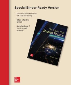Six Ideas That Shaped Physics - All Units 3rd Edition Thomas A. Moore - eBook PDF