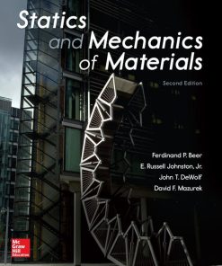 Statics and Mechanics of Materials 2nd Edition Ferdinand P. Beer - eBook PDF