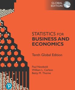 Statistics for Business and Economics, 10th Global Edition Paul Newbold - eBook PDF