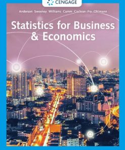 Statistics for Business & Economics 14e Edition David R. Anderson - eBook PDF