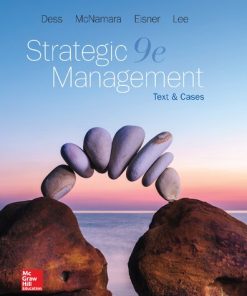 Strategic management: text & cases,9th Edition Gregory G. Dess - eBook PDF