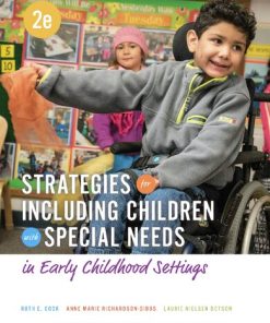 Strategies for Including Children with Special Needs in Early Childhood Settings 2nd Edition Ruth E. Cook - eBook PDF