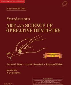 Sturdevant's Art & Science of Operative Dentistry: Second South Asia Edition V. Gopikrishna - eBook PDF