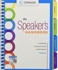 The Speaker's Handbook, Spiral bound Version 12th Edition Sprague - eBook PDF