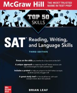 Top 50 SAT Reading, Writing, and Language Skills, 3rd Edition Brian Leaf - eBook PDF