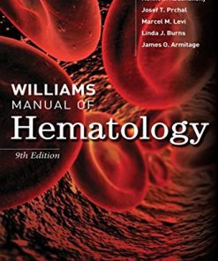 Williams Manual of Hematology 9th Edition Marshall A. Lichtman Et Al. - eBook PDF