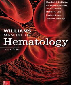 Williams Manual of Hematology Ninth Edition  - eBook PDF